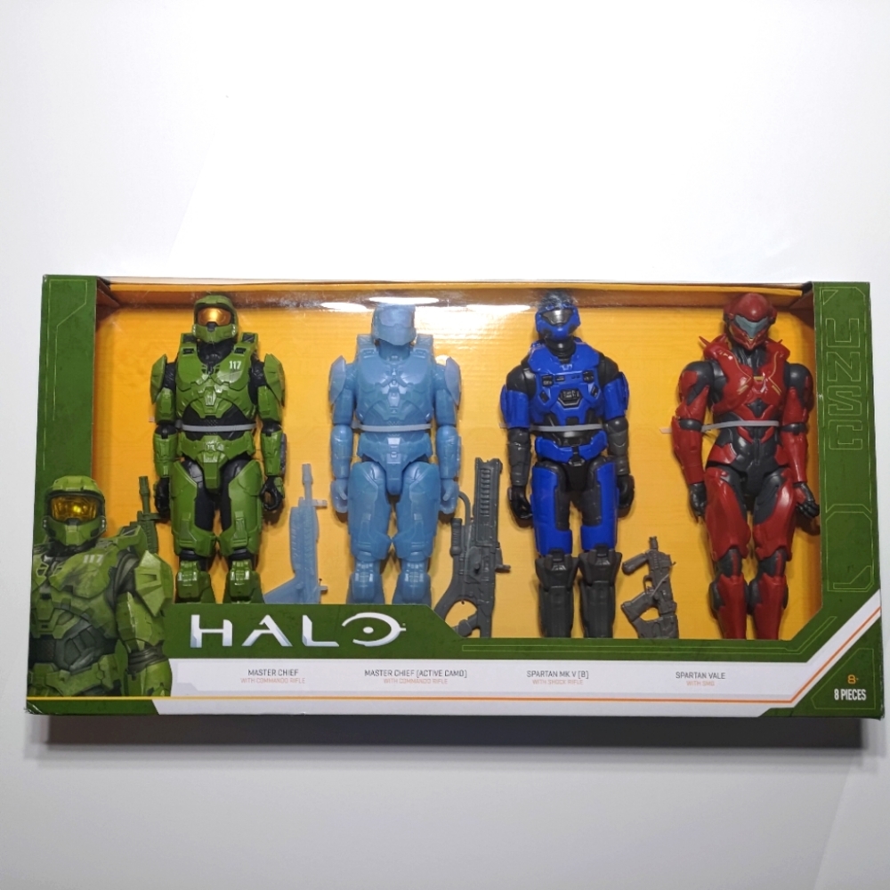 HALO JUMBO Set UNSC 4 Pack Halo 12 inch Toy Collectibles Action Figure